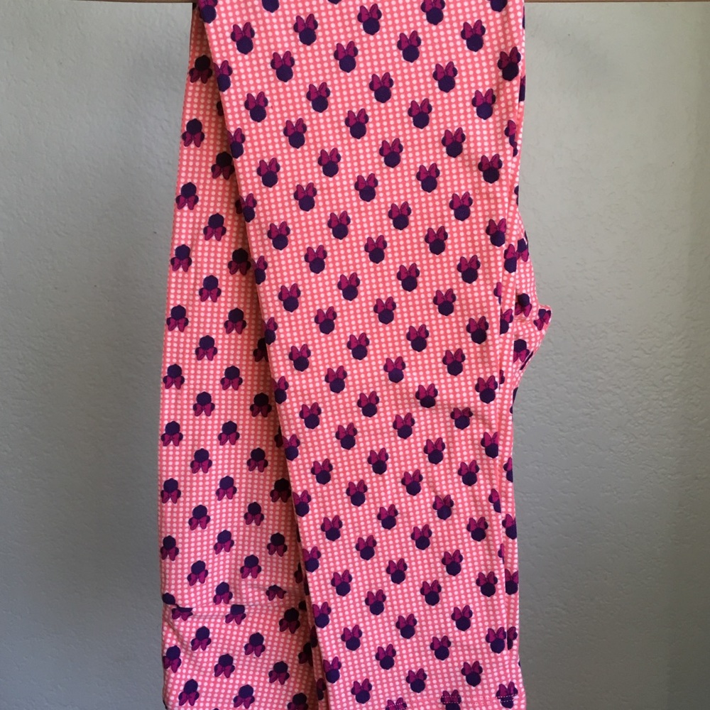 LulaRoe Leggings Disney Minnie Print New